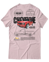 T-Shirt Unisex - Cheyene 400ss - Color Thumbnail Απαλό Ροζ