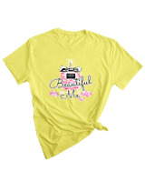 T-Shirt Woman Fashion Γυναικείο - Chic - Color Thumbnail LIGHT YELLOW