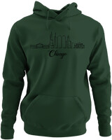 Φούτερ με κουκούλα - Chicago City - Color Thumbnail Κυπαρισσί