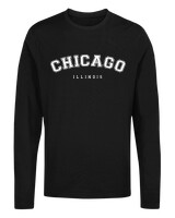 Μακρυμάνικο Μακό - Chicago - Color Thumbnail Μαύρο