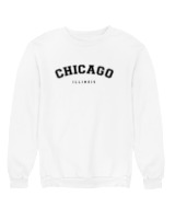 Φούτερ χωρίς κουκούλα - Chicago - Color Thumbnail 'Ασπρο