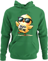 Φούτερ με κουκούλα - Chicks Dig Me - Color Thumbnail Kelly Green