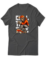 T-Shirt Αντρικό - Chill Monkey - Color Thumbnail Ανθρακί