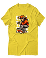 T-Shirt Αντρικό - Chill Monkey - Color Thumbnail Χρυσό Κίτρινο