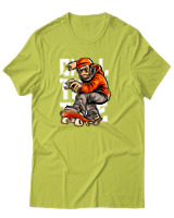 T-Shirt Αντρικό - Chill Monkey - Color Thumbnail Λαχανί