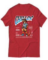 T-Shirt Αντρικό - Chillin - Color Thumbnail Κόκκινο