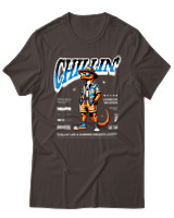 T-Shirt Αντρικό - Chillin - Color Thumbnail Καφέ