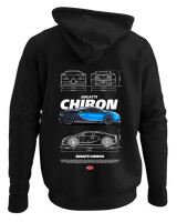 Φούτερ με κουκούλα - Chiron - Color Thumbnail Μαύρο