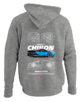 Φούτερ με κουκούλα - Chiron - Color Thumbnail Γκρι Μελανζέ