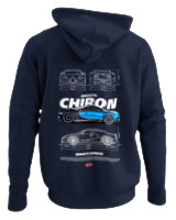 Φούτερ με κουκούλα - Chiron - Color Thumbnail Navy Blue
