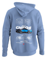 Φούτερ με κουκούλα - Chiron - Color Thumbnail Blue Carolina