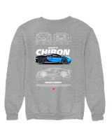Φούτερ χωρίς κουκούλα Γυναικείο - Chiron - Color Thumbnail Γκρι Μελανζέ