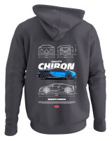 Φούτερ με κουκούλα - Chiron - Color Thumbnail Ανθρακί