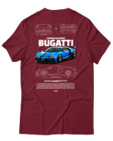 T-Shirt Unisex - Chiron Pur Sport - Color Thumbnail Σκούρο Κόκκινο