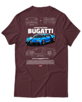T-Shirt Unisex - Chiron Pur Sport - Color Thumbnail Μπορντό