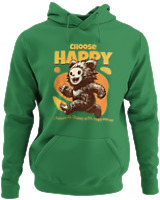 Φούτερ με κουκούλα - Choose Happy - Color Thumbnail Kelly Green