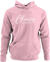Φούτερ με κουκούλα - Choose Yourself - Color Thumbnail Pink