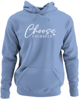 Φούτερ με κουκούλα - Choose Yourself - Color Thumbnail Blue Carolina