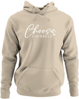 Φούτερ με κουκούλα - Choose Yourself - Color Thumbnail Μπέζ
