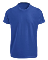 T-Shirt Fit - Χωρίς τύπωμα - Color Thumbnail Μπλε Ρουά