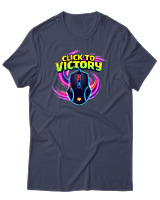 T-Shirt Αντρικό - Click To Victory - Color Thumbnail Μπλε Γκρι