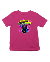 T-Shirt  Παιδικό - Click To Victory - Color Thumbnail Φουξια
