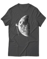 T-Shirt Αντρικό - Climb To The Moon - Color Thumbnail Ανθρακί