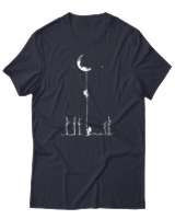 T-Shirt Αντρικό - Climb To The Moon - Color Thumbnail Σκούρο Μπλε