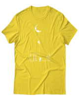 T-Shirt Αντρικό - Climb To The Moon - Color Thumbnail Χρυσό Κίτρινο