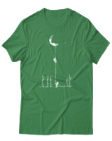 T-Shirt Αντρικό - Climb To The Moon - Color Thumbnail Πράσινο