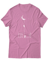 T-Shirt Αντρικό - Climb To The Moon - Color Thumbnail Ροζ