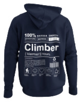Φούτερ με κουκούλα - Climber - Color Thumbnail Navy Blue