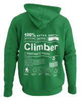 Φούτερ με κουκούλα - Climber - Color Thumbnail Kelly Green