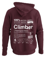 Φούτερ με κουκούλα - Climber - Color Thumbnail Marron