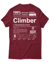 T-Shirt Αντρικό - Climber - Color Thumbnail Σκούρο Κόκκινο