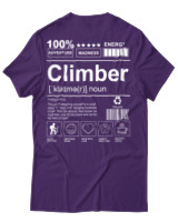 T-Shirt Αντρικό - Climber - Color Thumbnail Σκούρο Μωβ