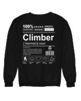 Φούτερ χωρίς κουκούλα Γυναικείο - Climber - Color Thumbnail Μαύρο