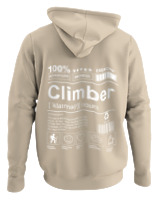 Φούτερ με κουκούλα - Climber - Color Thumbnail Μπέζ