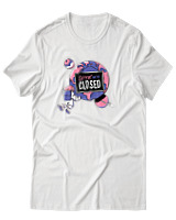 T-Shirt Αντρικό - Closed - Color Thumbnail Άσπρο