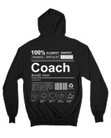 Ζακέτα Φούτερ με κουκούλα Αντρικό - Coach - Color Thumbnail Μαύρο