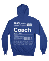 Ζακέτα Φούτερ με κουκούλα Αντρικό - Coach - Color Thumbnail Μπλε Ρουά