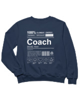 Φούτερ χωρίς κουκούλα Παιδικό - Coach - Color Thumbnail Σκούρο Μπλε