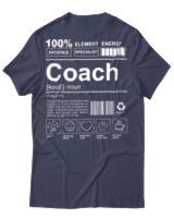 T-Shirt Αντρικό - Coach - Color Thumbnail Μπλε Γκρι
