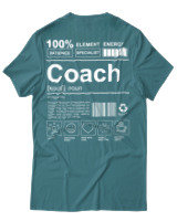T-Shirt Αντρικό - Coach - Color Thumbnail Μπλε Πράσινο