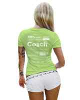 T-Shirt Στενή Γραμμή Γυναικείο - Coach - Color Thumbnail Λαχανί