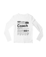 Μακρυμάνικο Μακό Παιδικό - Coach - Color Thumbnail 'Ασπρο