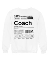 Φούτερ χωρίς κουκούλα Γυναικείο - Coach - Color Thumbnail 'Ασπρο