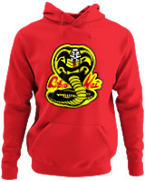 Φούτερ με κουκούλα - Cobra Kai - Color Thumbnail Κόκκινο