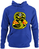 Φούτερ με κουκούλα - Cobra Kai - Color Thumbnail Μπλε Ρουά