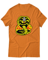 T-Shirt Αντρικό - Cobra Kai - Color Thumbnail Πορτοκαλί